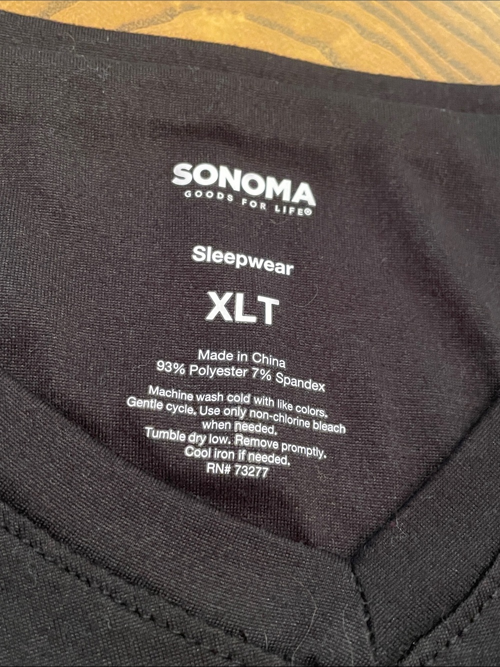 Sonoma Black V-Neck Short Sleeve Tee C30